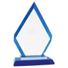 Diamond Regal Glass Award - Blue