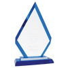 Diamond Regal Glass Award - Blue