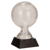 Glass Sport Ball Award with Marble Base — Sport and Size