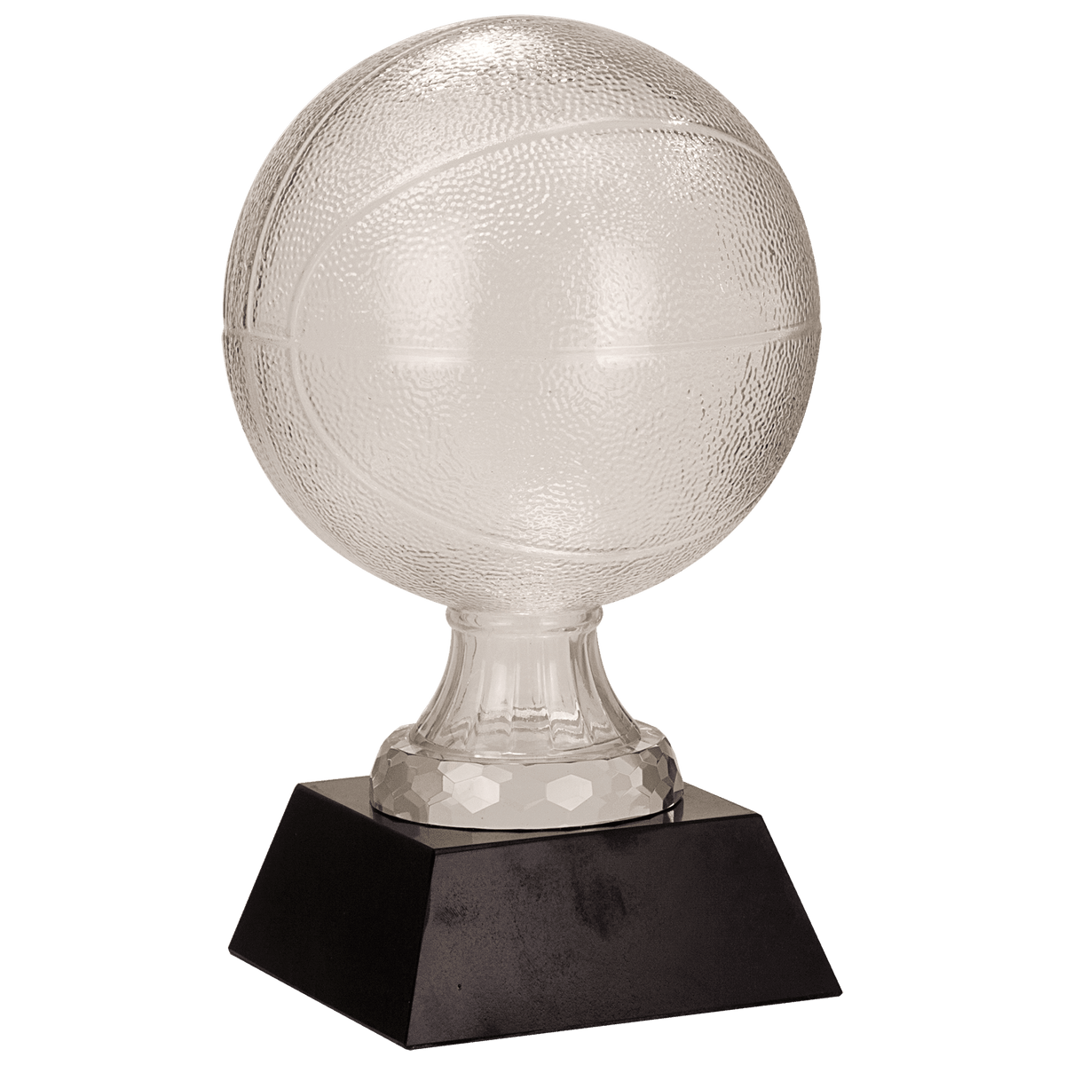 Glass Sport Ball Award with Marble Base — Sport and Size · Basketball · 13″ · SBG105