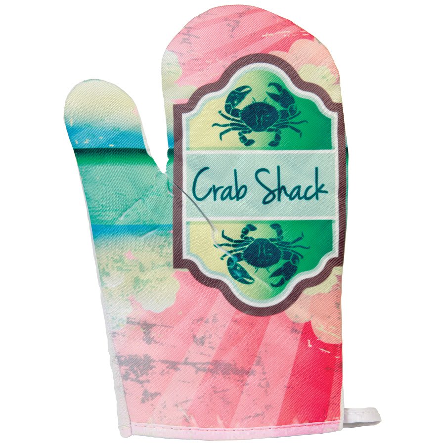 7" x 11" White Sublimatable Oven Mitt