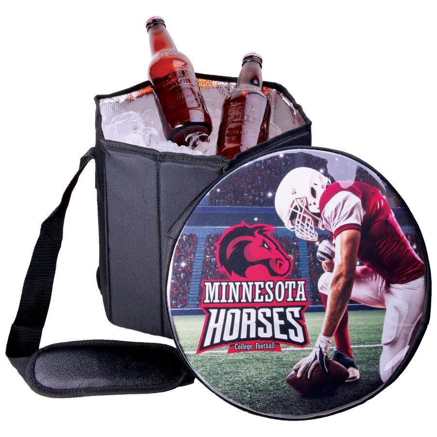 11 1/2" Sublimatable Foldable Insulated Cooler
