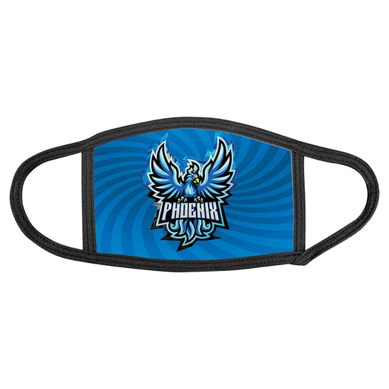 6" x 5" Medium Sublimatable Face Mask with Trim & Ear Loops