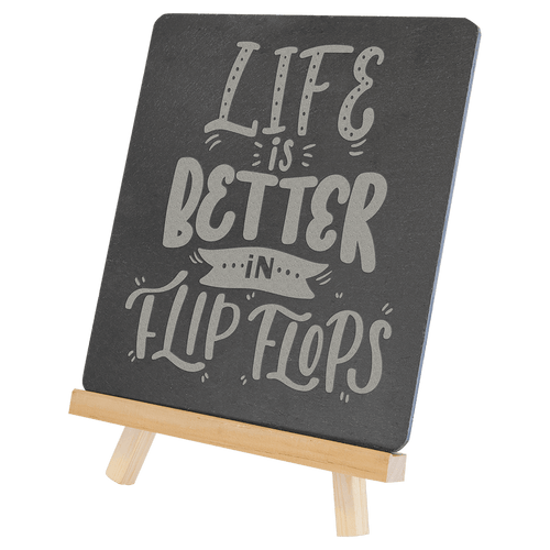 Wood and Slate Easel