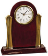 8 1/4" × 7 1/2" Piano Finish Column Clock