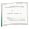 Jade Glass Crescent Award — Size and Thickness