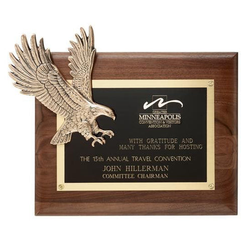 Soaring Eagle Antique Bronze Metal Award
