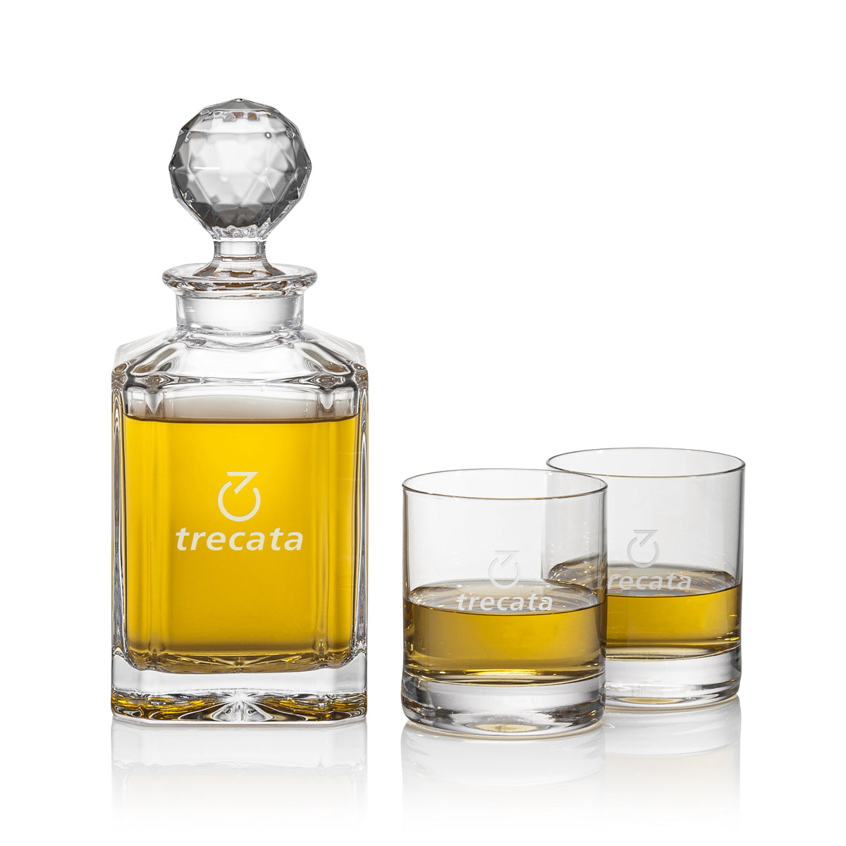 Bainbridge Decanter and Whiskey Glass Gift Set — Glass Options