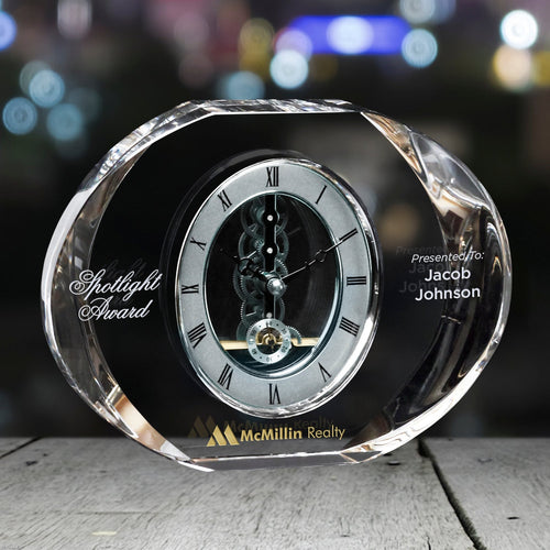 Baldwin Clock 6" H