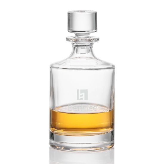 Whitlock decanter and lid only — deep etched example