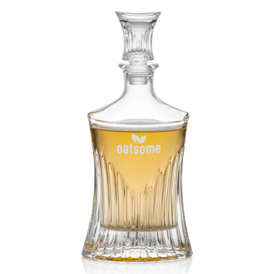 Langstaff decanter and lid only — deep etched example