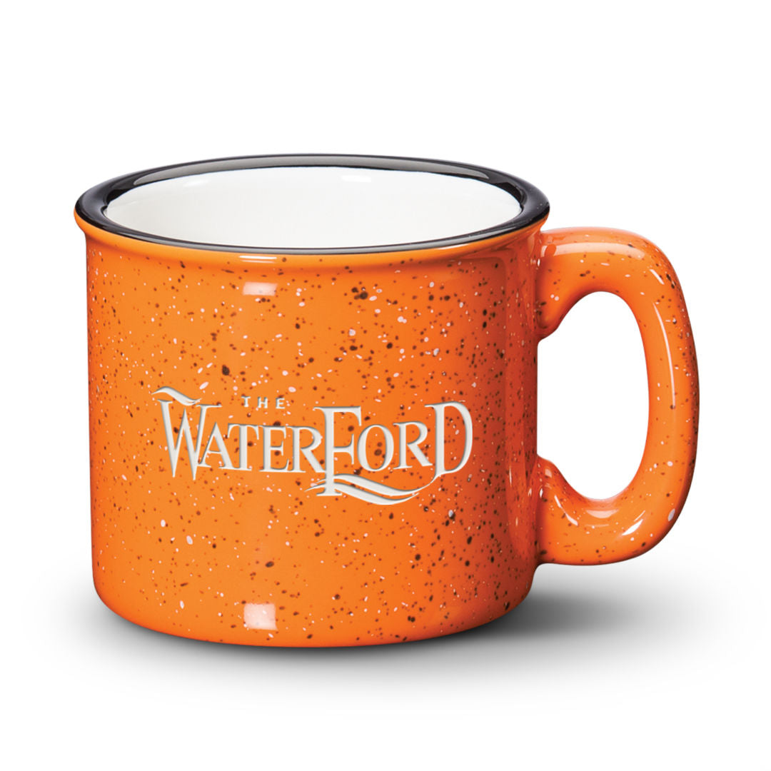 Savannah 2-Tone Mug — 15 oz, Deep Etched — Orange — MUG5201-OR