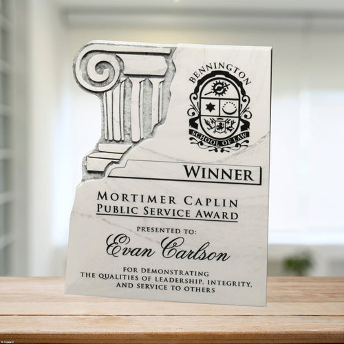 Chiseled Column Plaque