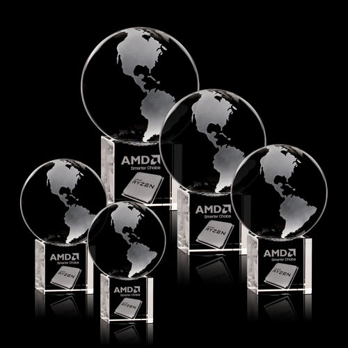 Globe on Cube 3D Award