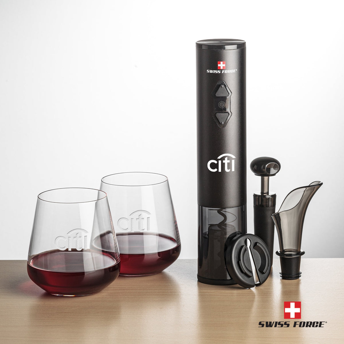 Swiss Force® Opener Set & Breckland Stemless Wine