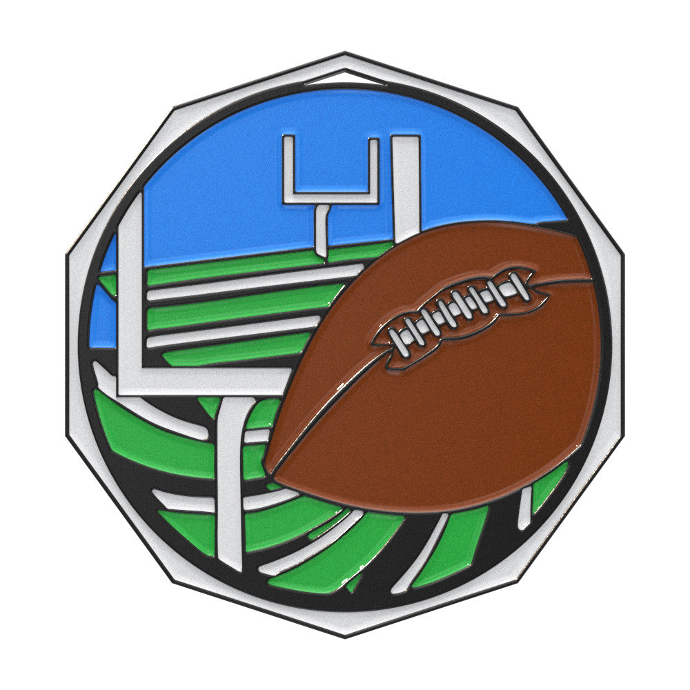 Football Decagon Colored