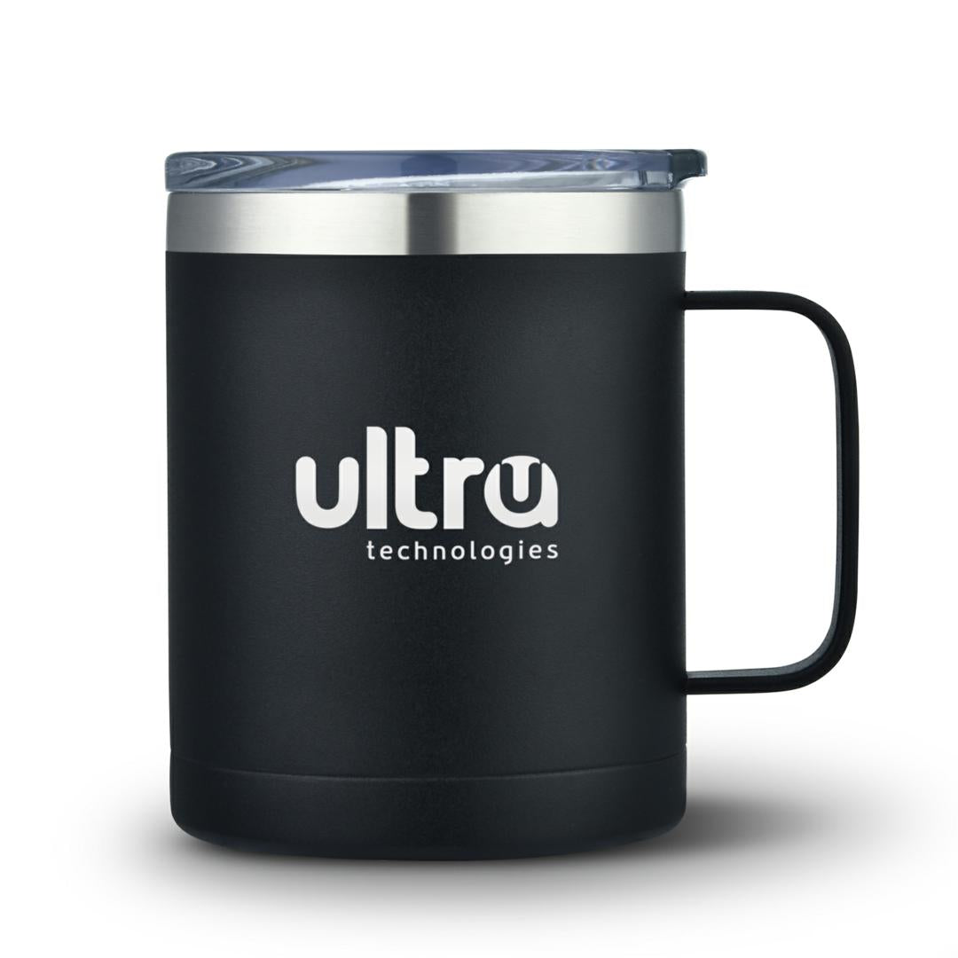 Stanmore Powder Coated Mug - 14oz — Black — D109-BK