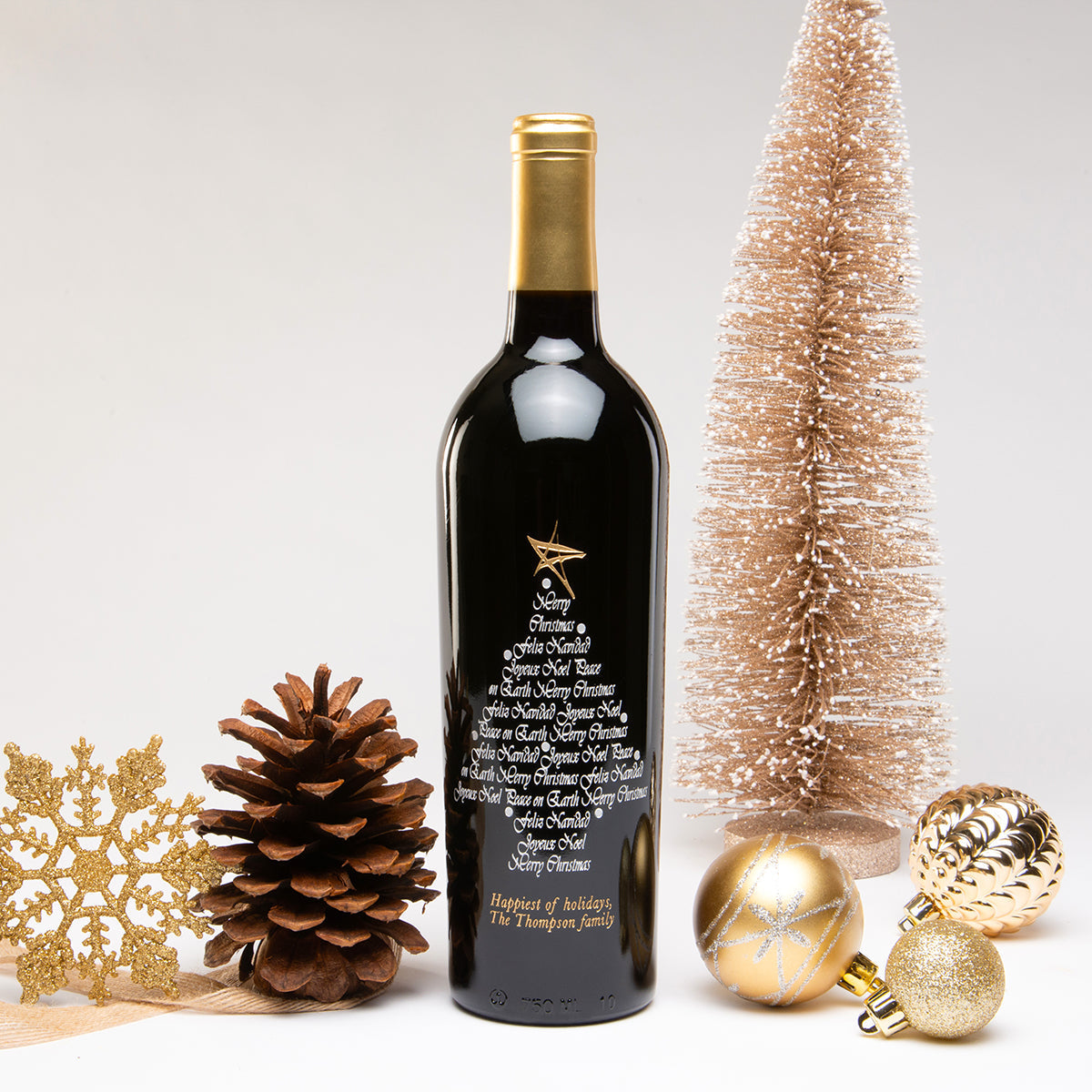 Engraved gift — additional design or presentation example; final configuration confirmed in quote