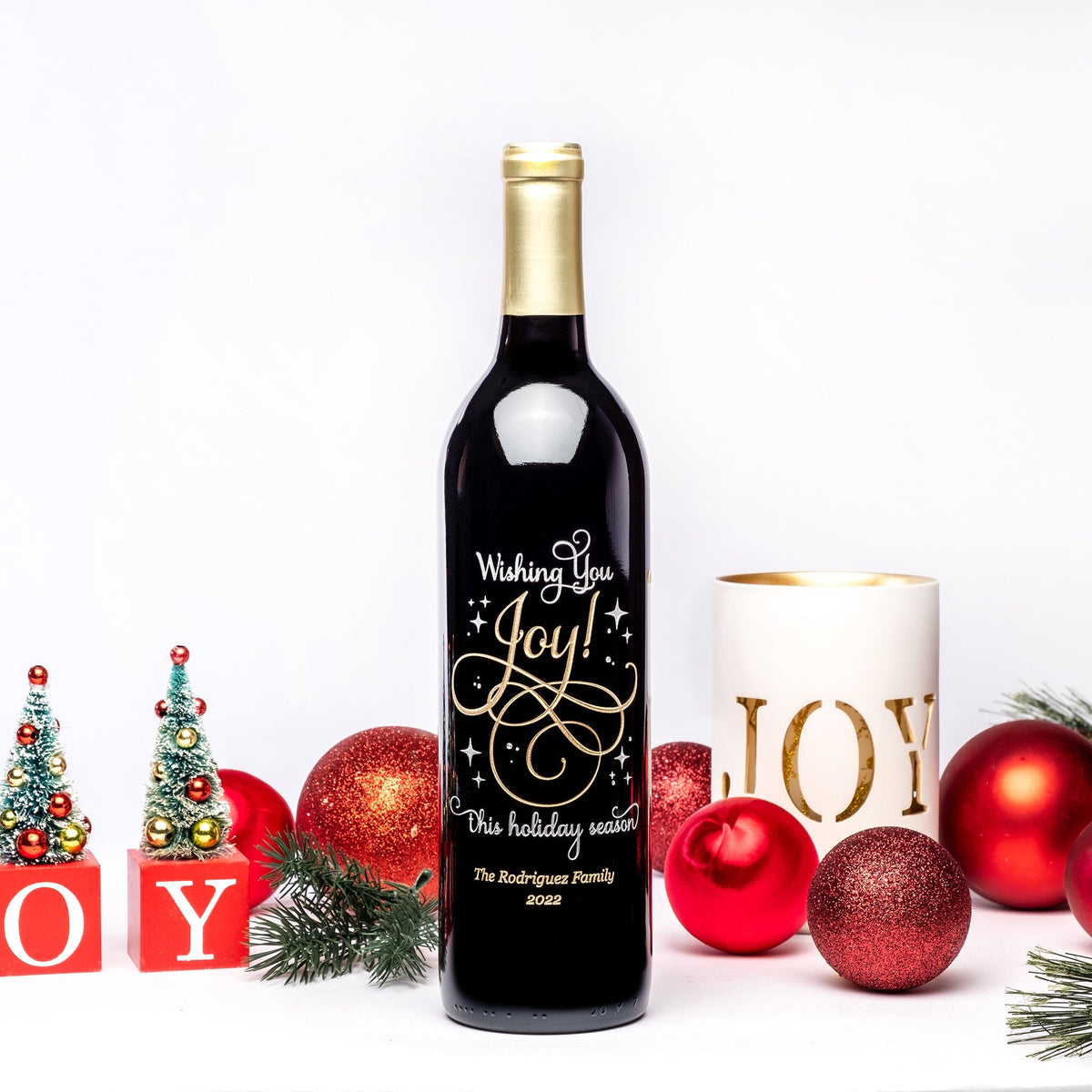 Wishing You Joy — engraved personalized design