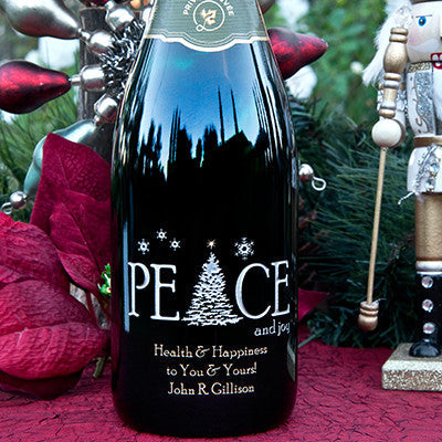 Peace & Joy — engraved personalized design