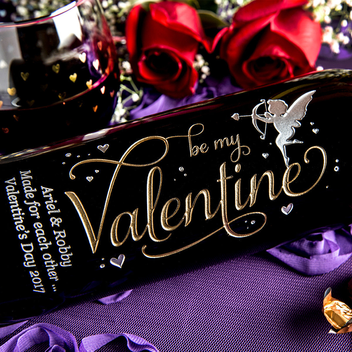 Be My Valentine — engraved personalized design