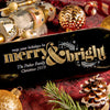Festive Merry & Bright — Engraved Wine Bottle