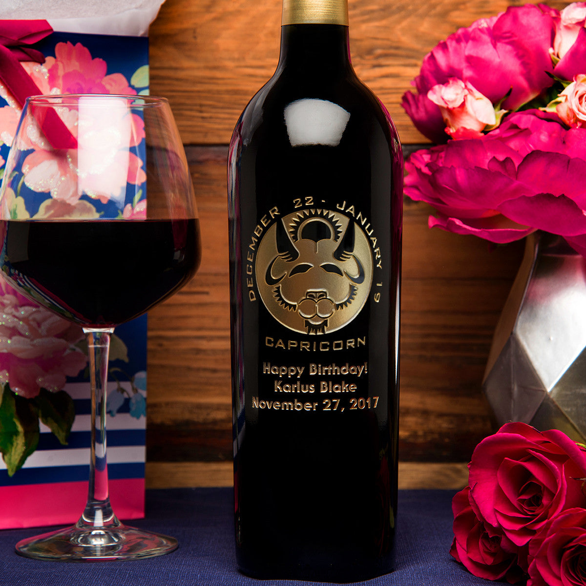 Capricorn Birthday — engraved personalized design