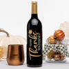 Give Thanks — Engraved Wine Bottle