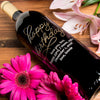 Beloved Happy Birthday — Engraved Wine Bottle