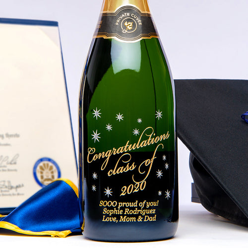 Classic Class of — Engraved Wine Bottle