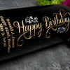 Joyful Happy Birthday — Engraved Wine Bottle