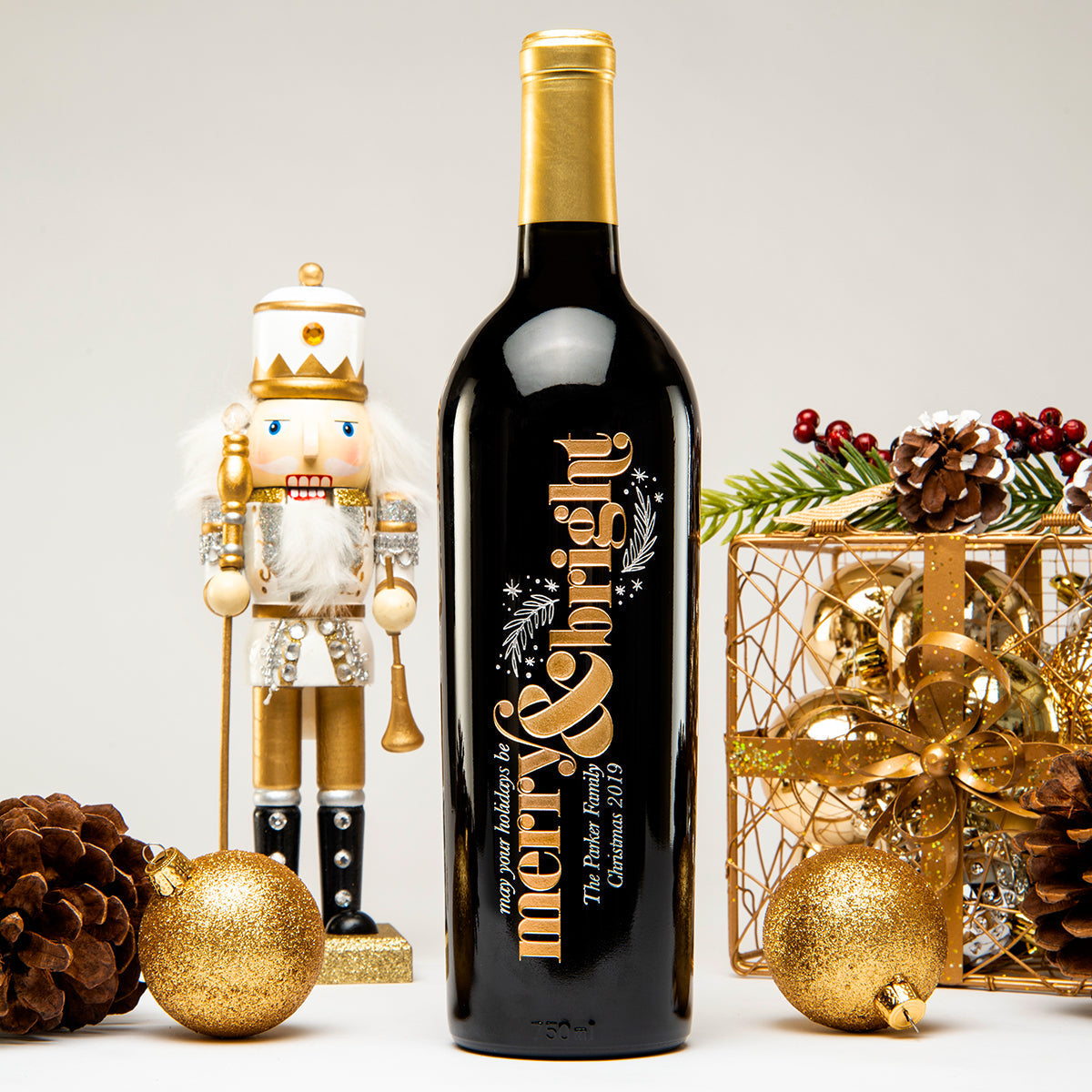 Engraved gift — additional design or presentation example; final configuration confirmed in quote