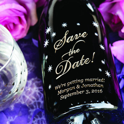 Classic Save the Date — engraved personalized design