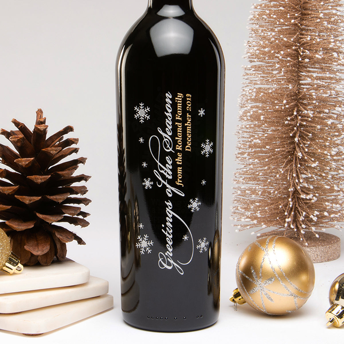 Greetings of the Season 2 — engraved personalized design