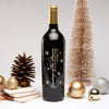 Greetings of the Season 2 — Engraved Wine Bottle