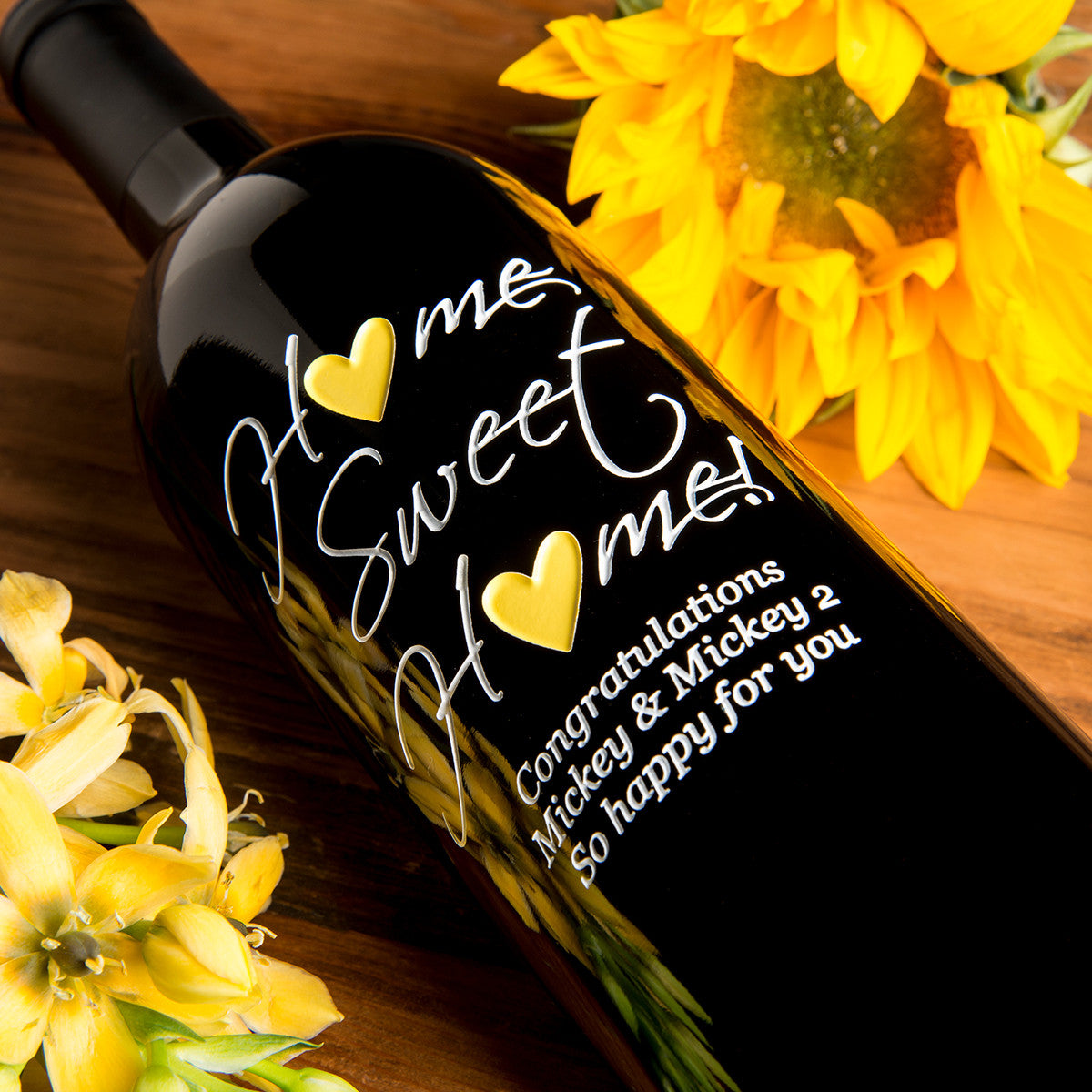 Home Sweet Home — engraved personalized design