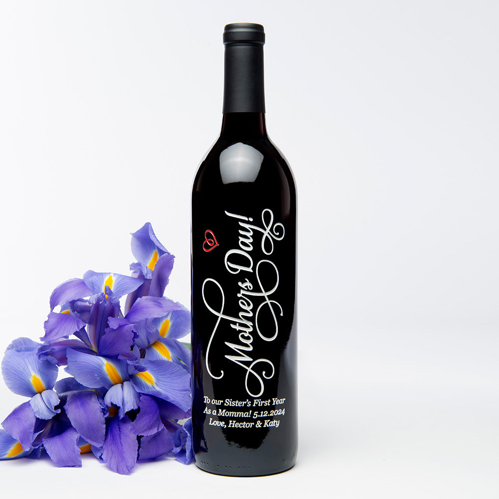 Mother's Day — Engraved Wine Bottle