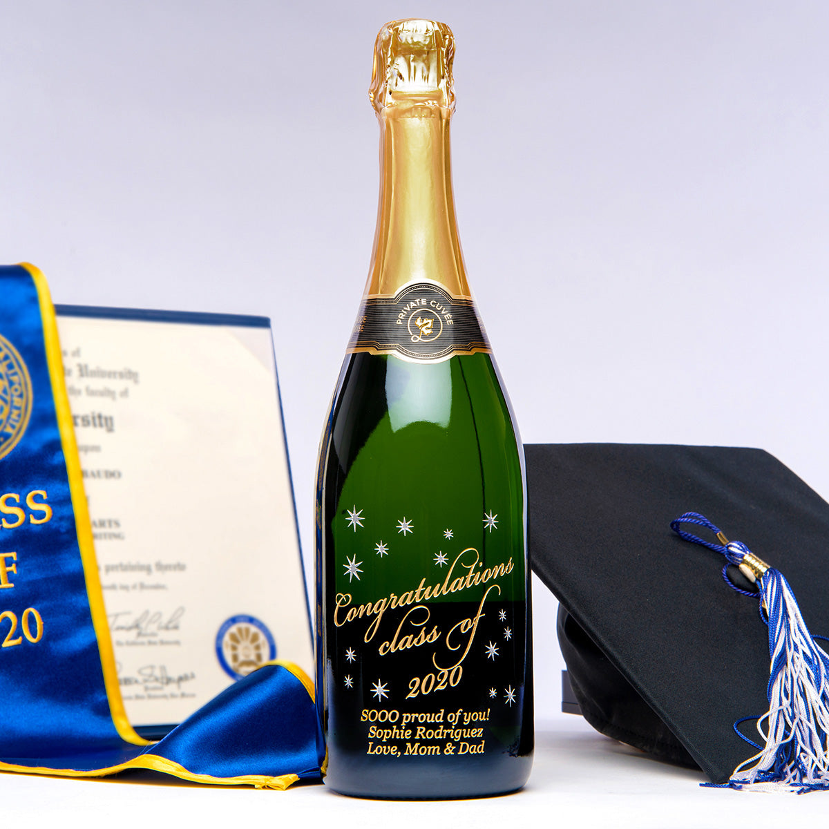 Engraved gift — additional design or presentation example; final configuration confirmed in quote