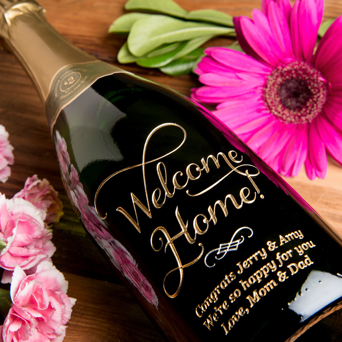 Joyful Welcome Home — engraved personalized design