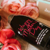 Mother's Day Flowers — Engraved Wine Bottle
