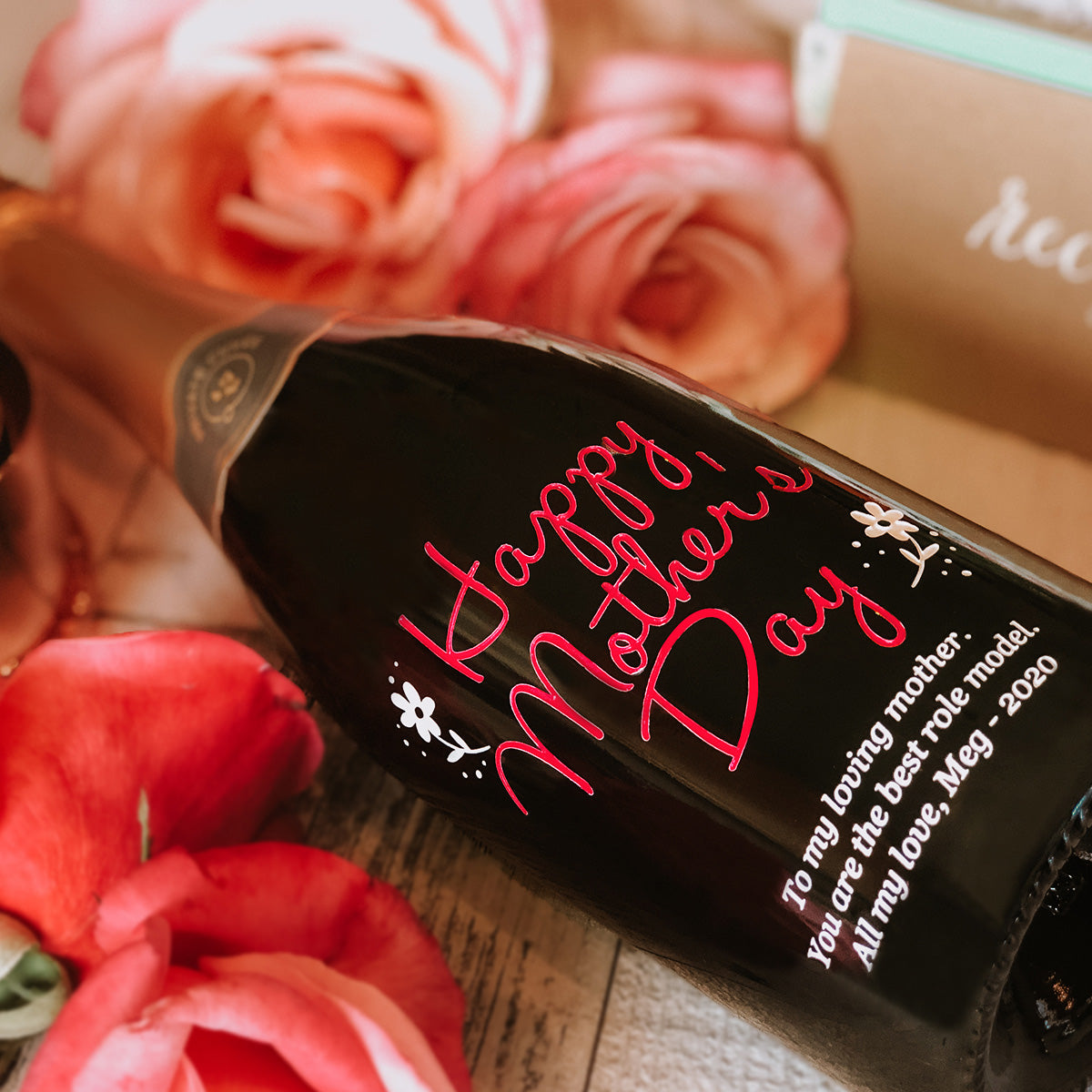 Mother's Day Flowers — engraved personalized design