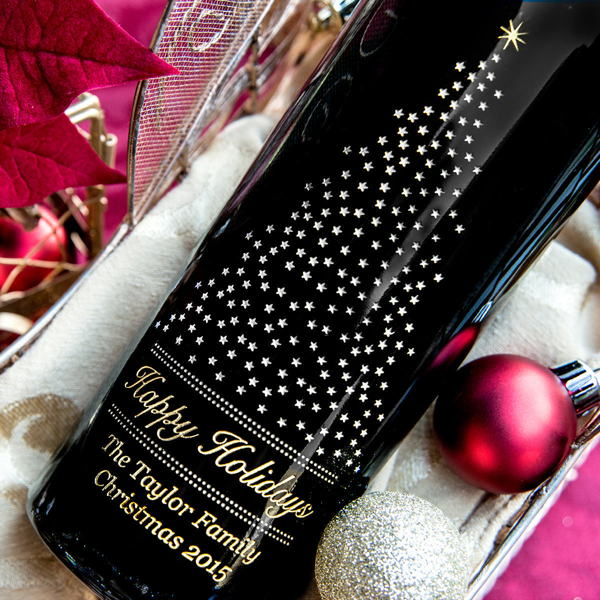 Starry Pine — engraved personalized design