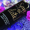 Save the Date — Engraved Wine Bottle