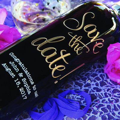 Save the Date — engraved personalized design