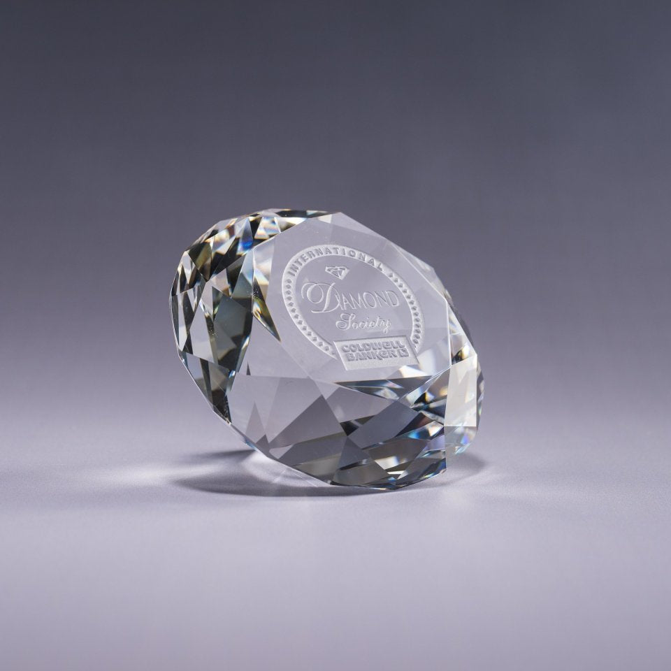 Diamond Paperweight - Color Options