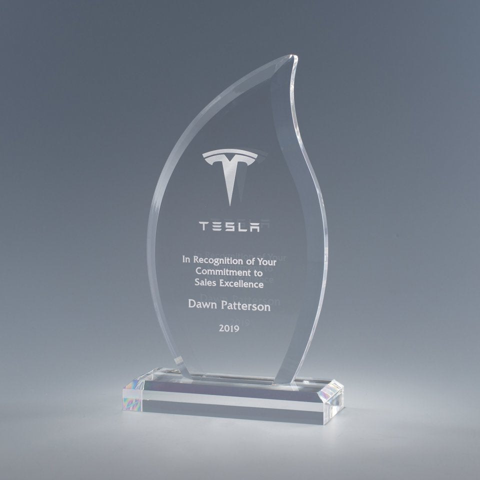 Ember Clear Acrylic Award