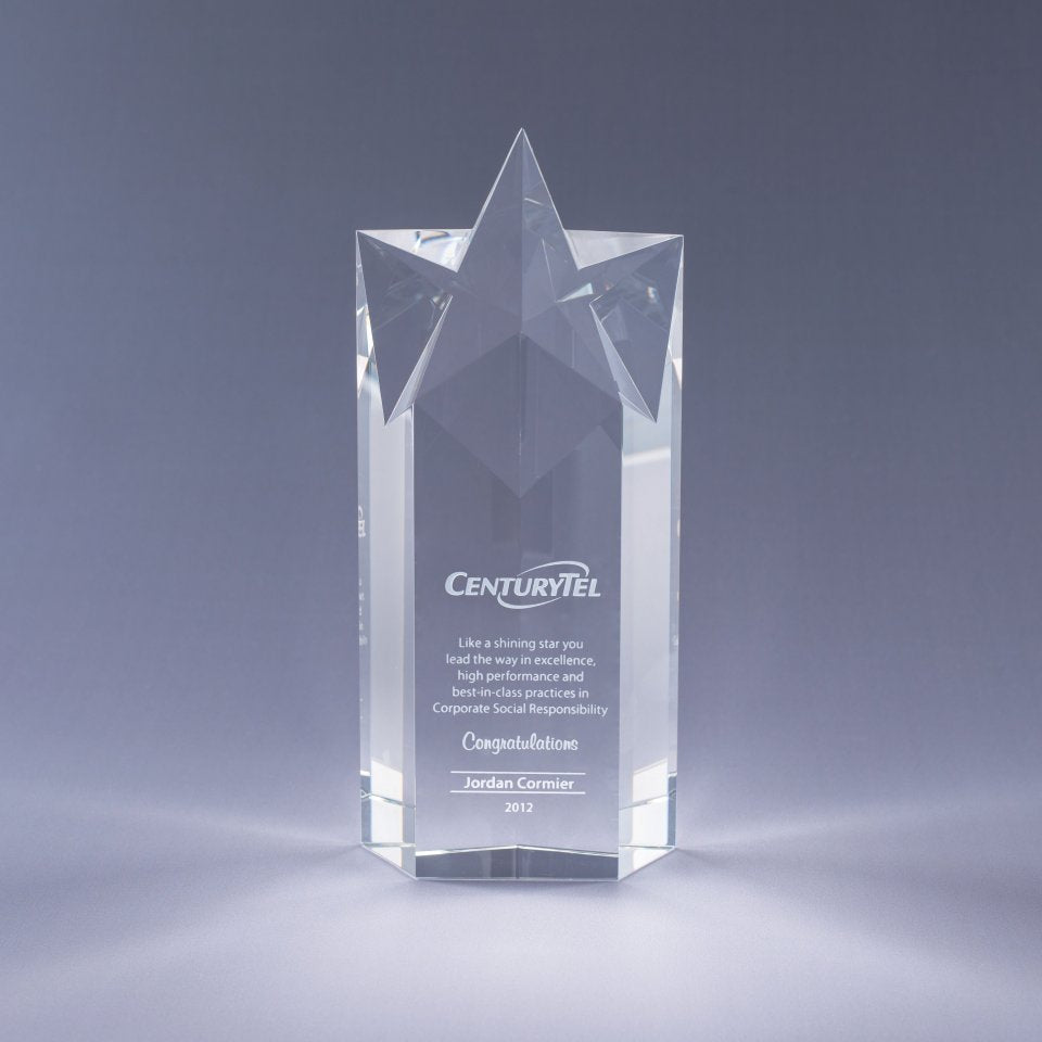 Rising Star — 8"H x 3.5"W x 1.75"D