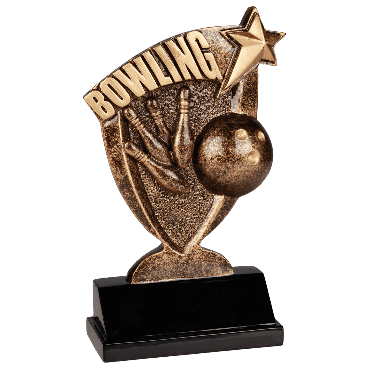 Bowling Broadcast Resin Award — 6"