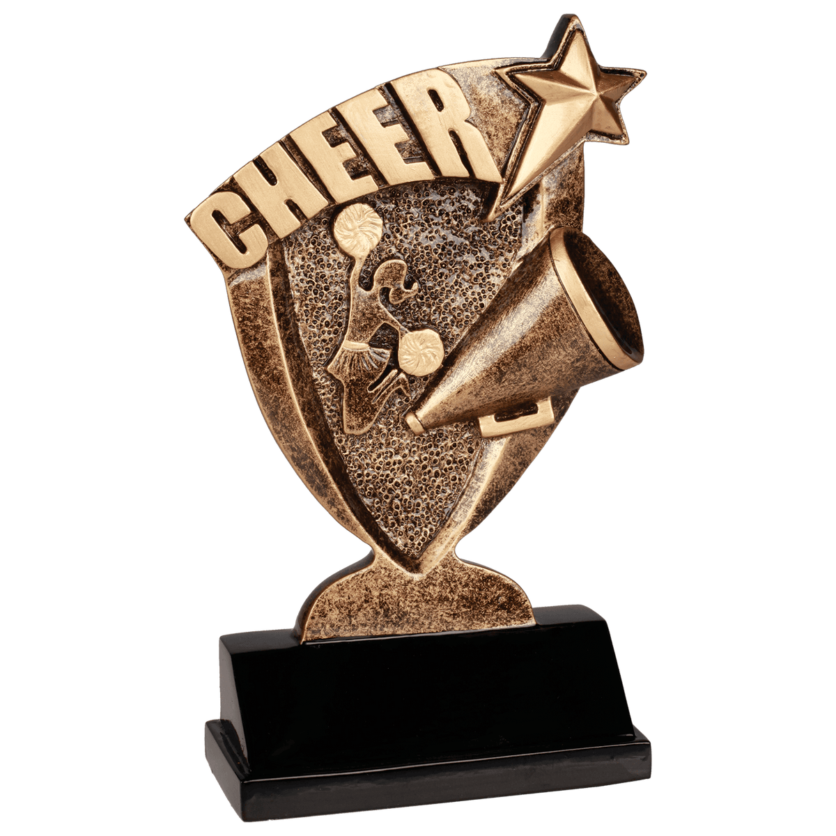 Cheer Broadcast Resin Award — 6"