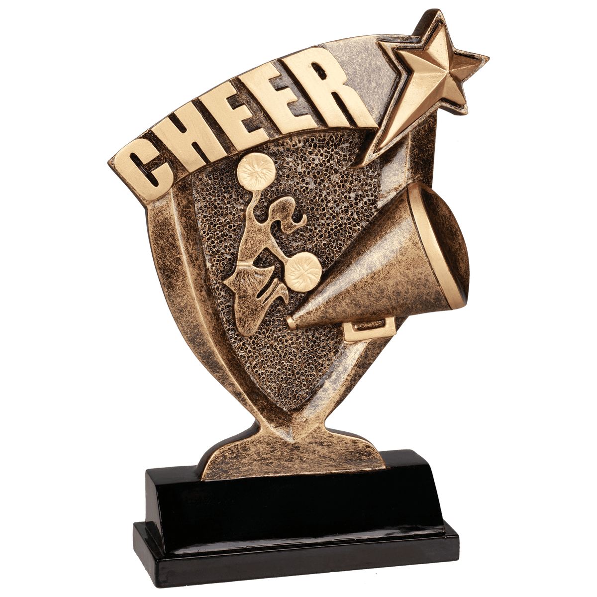Cheer Broadcast Resin Award — 7"
